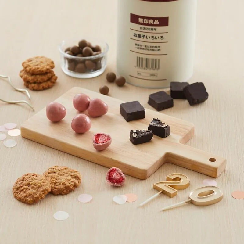 ไอเทมต้องมีในปาร์ตี้วันเกิด! “ถังขนมวันเกิด” MUJI ฉลองครบรอบ 20 ปีในไต้หวัน ฟื้นโลโก้คลาสสิก ปลุกความทรงจำเต็มหัวใจ